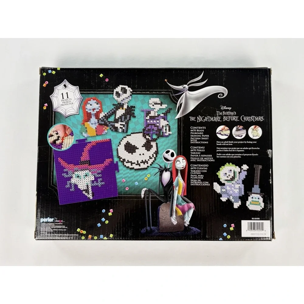 Nightmare Before Christmas Perler Fused Bead Kit 4473 pcs Pegboard Pattern Set
